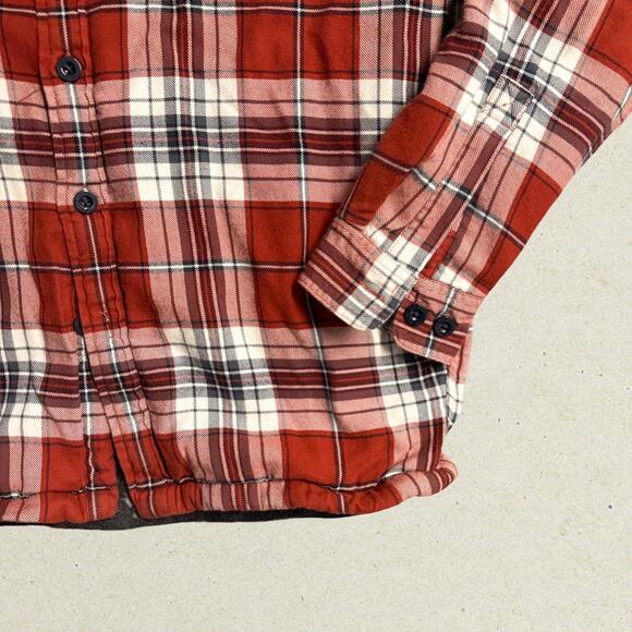 L.L.Bean Fleece-Lined Plaid Flannel Shirt Jacket – Small - Picture 6 of 6